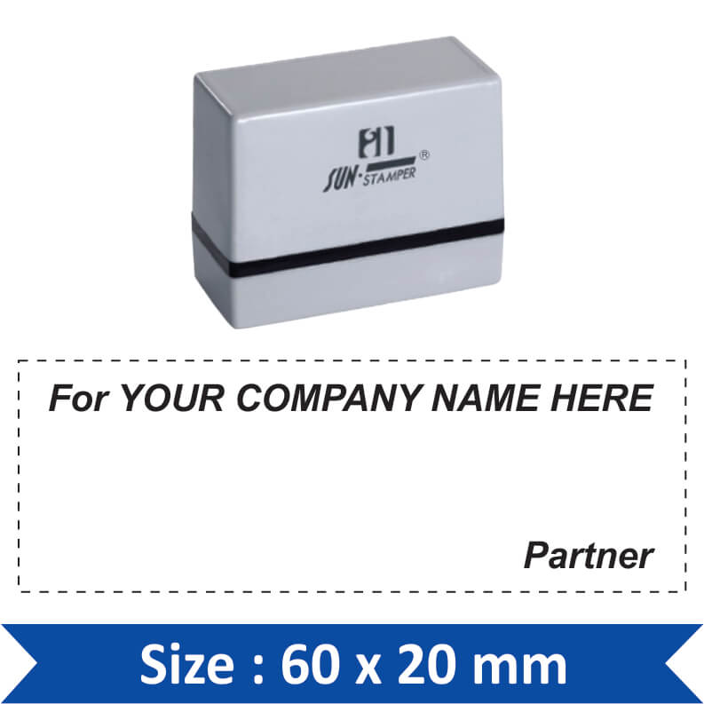 Sun Partner Stamp / For Stamp / Custom Stamp MS