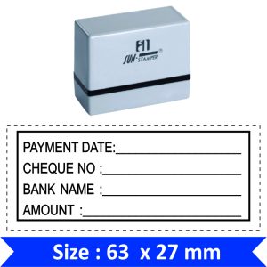 Sun Payment Stamp / Bank Stamp / Cheque Stamp / Customized Stamp MS